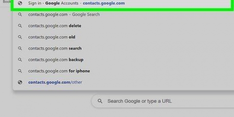 Voeg kontakte in gmail by