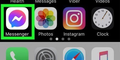 Verwyder kontakte van messenger op 'n iphone of ipad