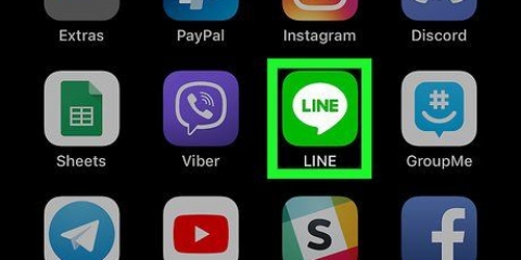 Verwyder kontakte van line op iphone of ipad