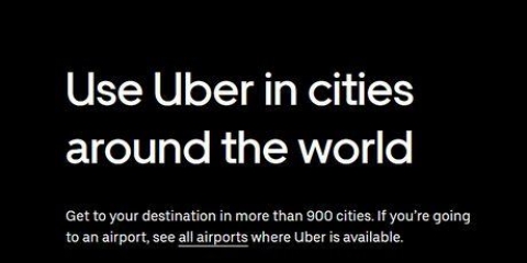 Controleren van uber beskikbaar is in jou streek