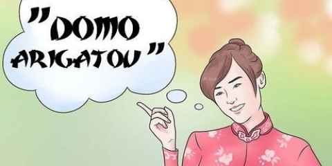 Sê dankie in japannees