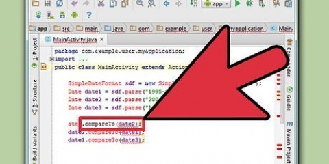 Vergelyk datums in java