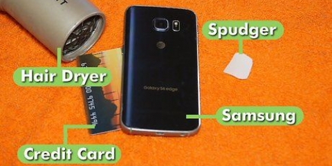 Verwyder die agterkant van 'n samsung galaxy
