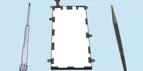 Verwyder die battery van 'n samsung galaxy-tablet