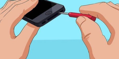 Verwyder die battery van jou iphone