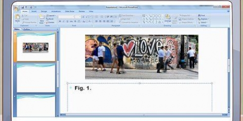 Noem die bron van 'n prent in powerpoint
