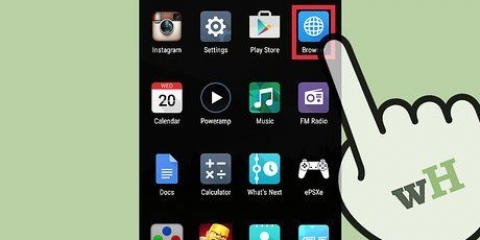 Vee jou blaaier se kas in android uit