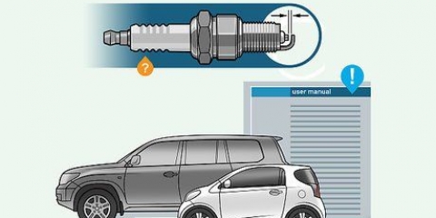 Die elektrodeafstand van 'n bougie bystellen