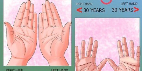Die ouderdom van iemand bepaal aan die hand van diens handlijnen