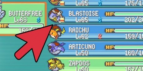 Vang die legendariese honde in pokémon firered en leafgreen