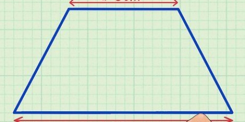 Berekening van die oppervlakte van 'n trapezium