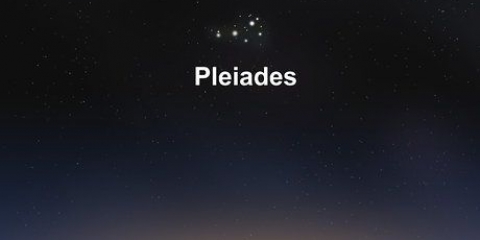 Om die pleiades te vind