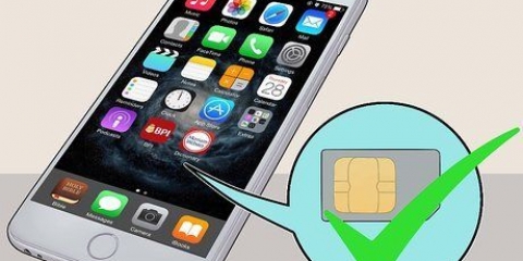 Verwyder die sim-kaart van 'n iphone