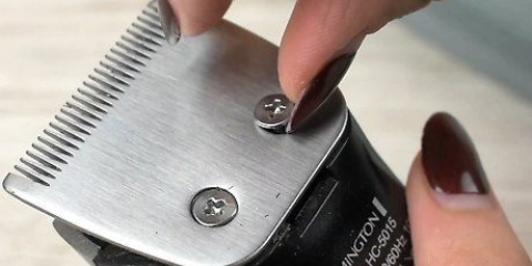 Skerp die snylemme van 'n knipper