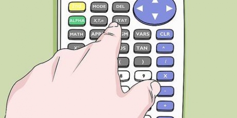 Berekening van die standaardafwyking van 'n reeks getalle op 'n ti 84 grafiese sakrekenaar