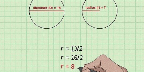 Berekening van die radius van 'n sfeer