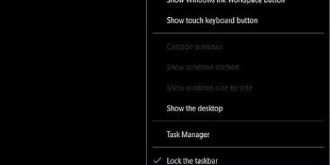 Versteek die taakbalk in windows