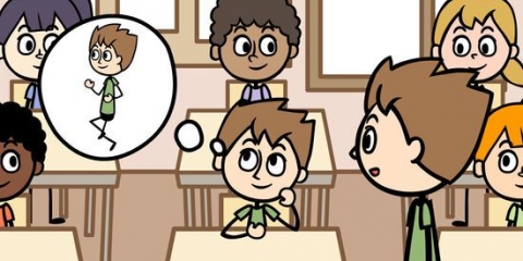 Om die tyd by die skool verby te laat vlieg