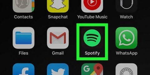 Vee spotify se waglys op iphone of ipad uit