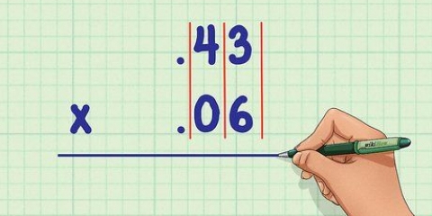 Vermenigvuldiging van desimale breuke