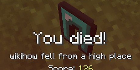 Sterf in minecraft
