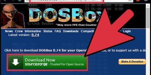 Gebruik dosbox