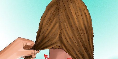 Maak dreadlocks in reguit hare