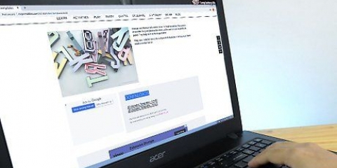 Maak driedimensionele letters