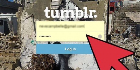 Skep 'n pasgemaakte bladsy op tumblr