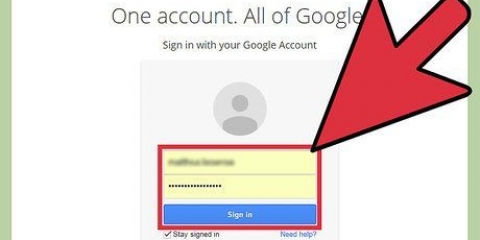 Voeg 'n rekening by jou gmail