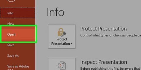 Voeg 'n agtergrond in powerpoint by