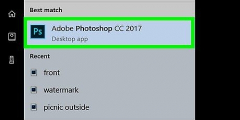 Voer 'n prent in photoshop in