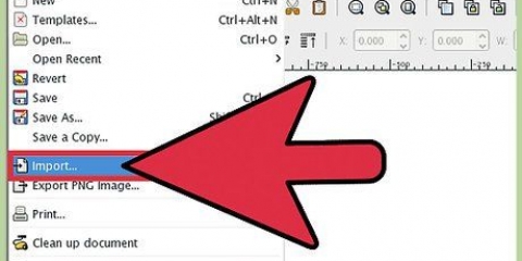 Spoor 'n prent in inkscape na