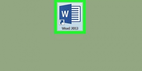 Anker 'n prent in microsoft word