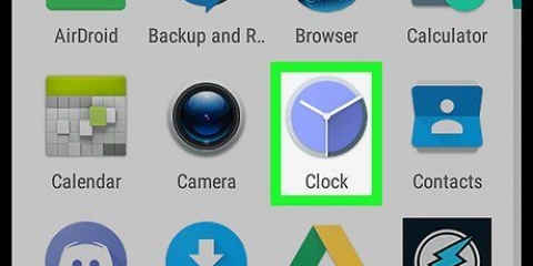 Stel 'n alarm op android