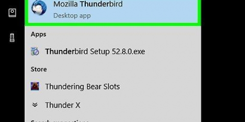 Rugsteun jou e-posse in thunderbird