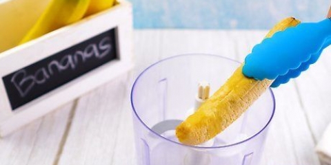 Maak 'n piesang smoothie