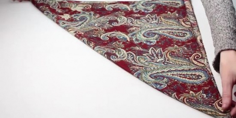 Gebruik 'n bandana as 'n haarband