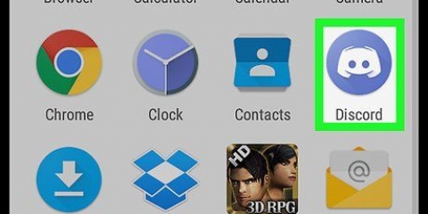 Vee 'n boodskap in discord op 'n android uit