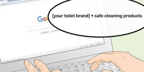 Die skoonmaak van 'n gevlekte toiletbak