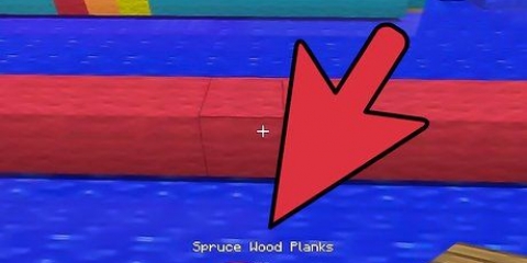 Maak 'n boot in minecraft