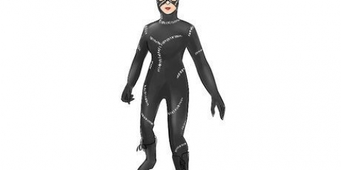 Maak 'n catwoman-kostuum