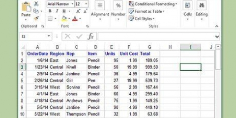 Skep 'n databasis vanaf 'n excel-sigblad