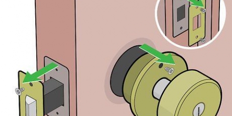 Installering van 'n deurknop