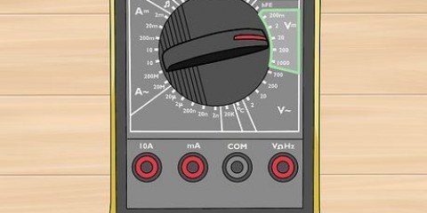 Gebruik 'n digitale multimeter
