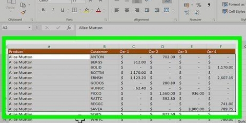Skakel 'n excel-dokument om na 'n pdf