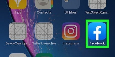 Soek 'n facebook-url op 'n iphone of ipad