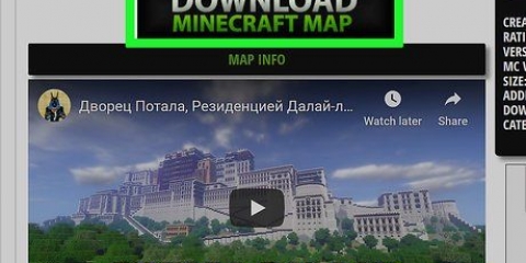 Speel 'n gebruikerskaart in minecraft