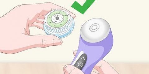 Gebruik 'n gesigborsel