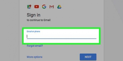 Vee 'n gmail-rekening uit en herstel dit